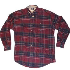 Twenty X Red Plaid Western Shirt Size XXL button up